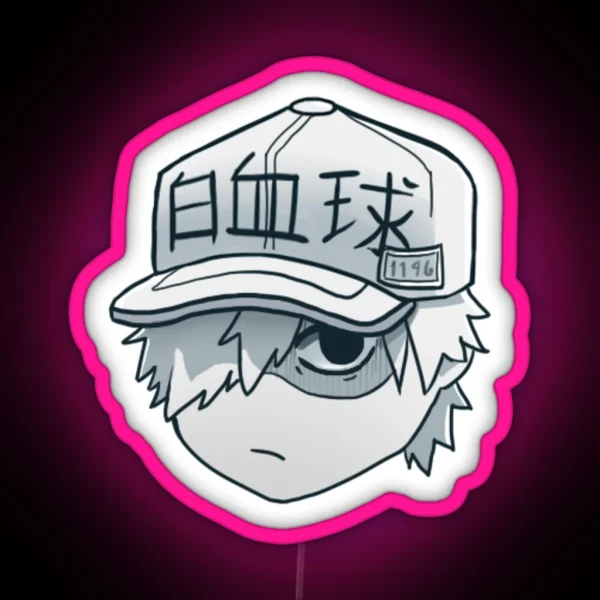 CELLS AT WORK White Blood Cell RGB Neon Sign