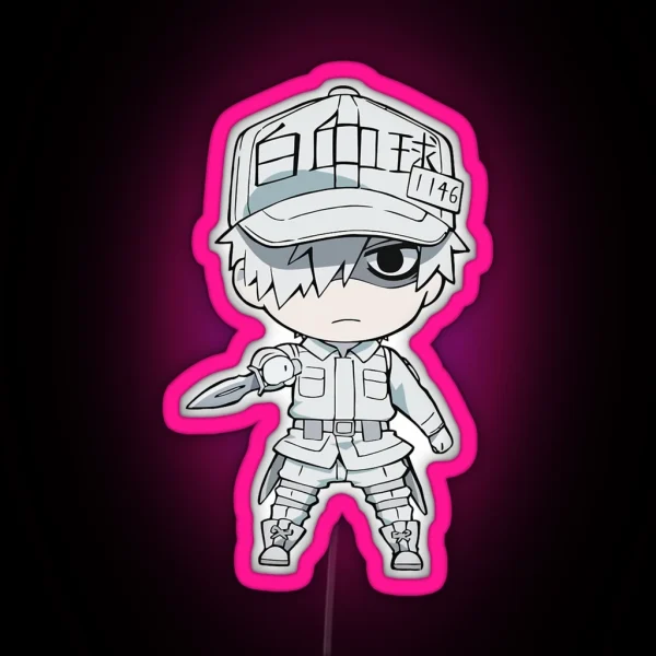 Cells At Work White Blood Cell RGB Neon Sign