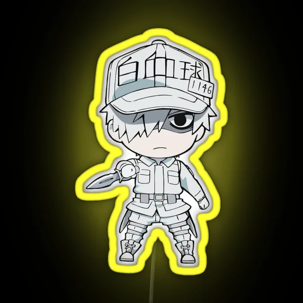 Cells At Work White Blood Cell RGB Neon Sign