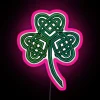 Celtic Shamrock RGB Neon Sign - Image 6