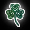 Celtic Shamrock RGB Neon Sign - Image 4