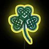 Celtic Shamrock RGB Neon Sign - Image 5