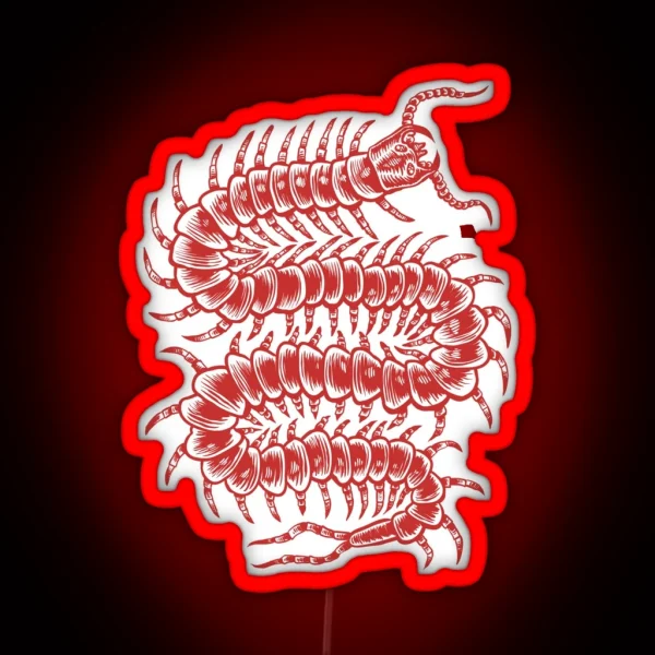 Centipede Adventure RGB Neon Sign