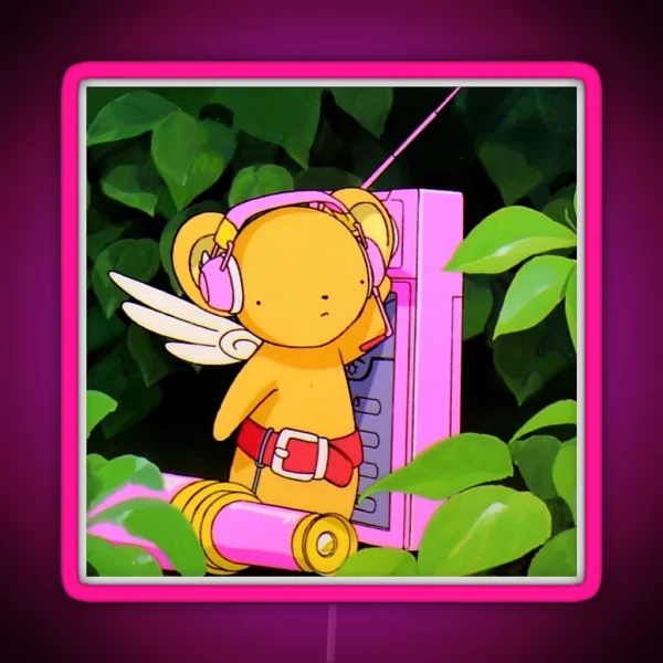 Cerberus Kero Chan Anime Art Design RGB Neon Sign