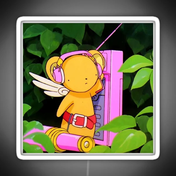 Cerberus Kero Chan Anime Art Design RGB Neon Sign