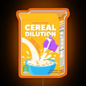 Cereal Dilution RGB Neon Sign