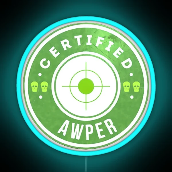 Certified AWPER Counter Strike Led RGB Neon Sign