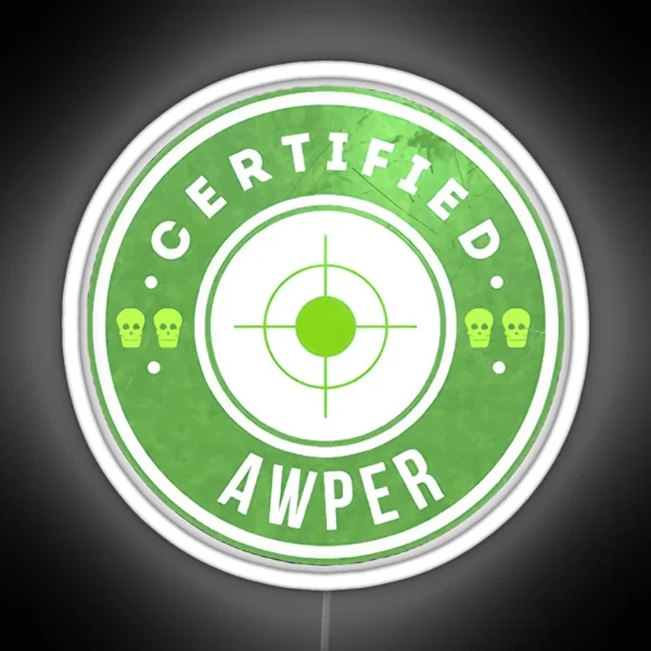 Certified AWPER Counter Strike Led RGB Neon Sign