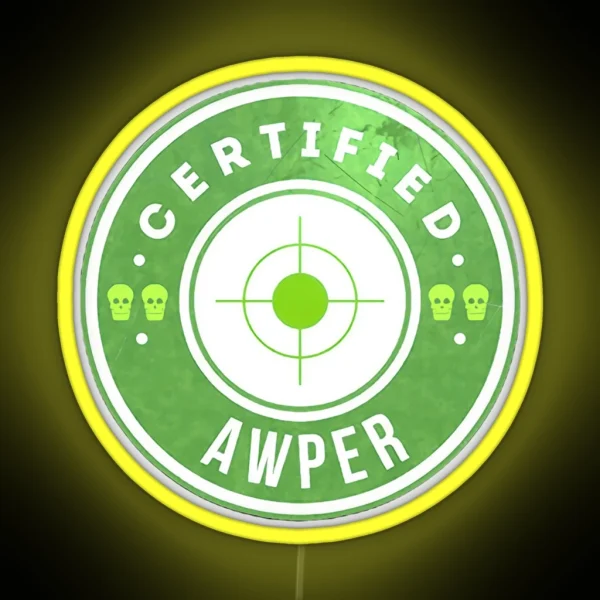 Certified AWPER Counter Strike Led RGB Neon Sign