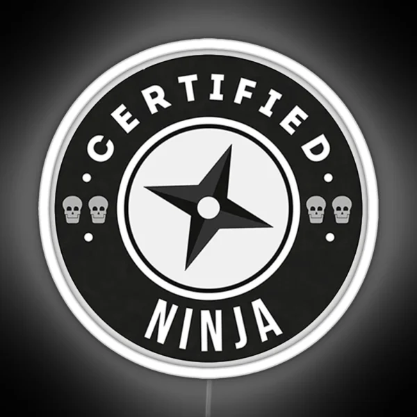 Certified Ninja Team Roles RGB Neon Sign