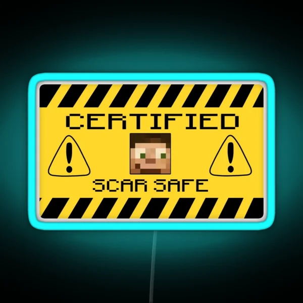 Certified Scar Safe RGB Neon Sign