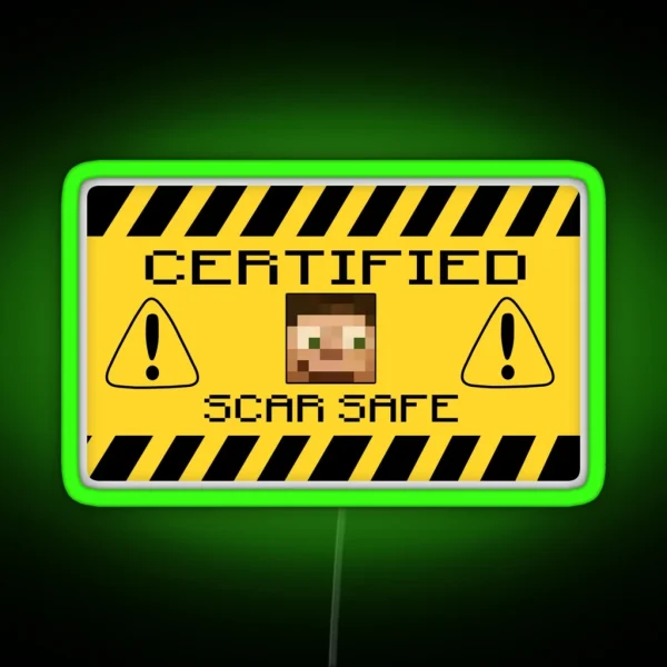 Certified Scar Safe RGB Neon Sign