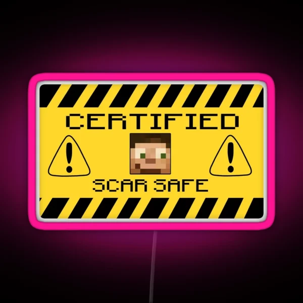 Certified Scar Safe RGB Neon Sign