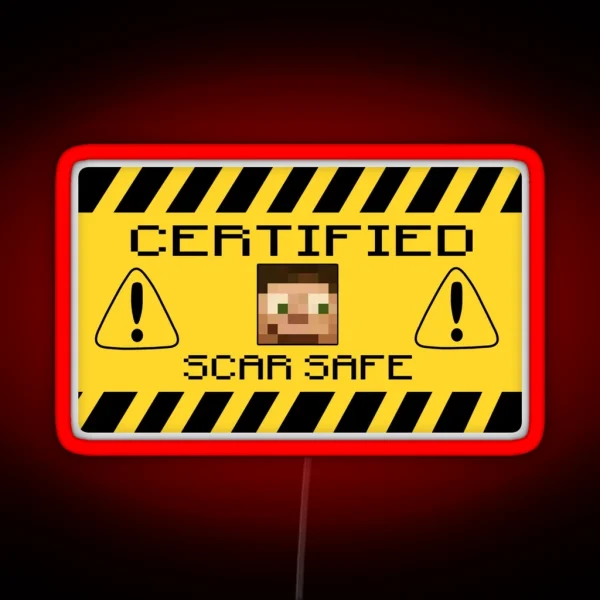 Certified Scar Safe RGB Neon Sign