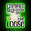 Certified Silly Goose On The Loose Silly Goose Funny Meme RGB Neon Sign - Image 4