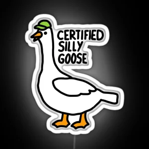 Certified Silly Goose RGB Neon Sign