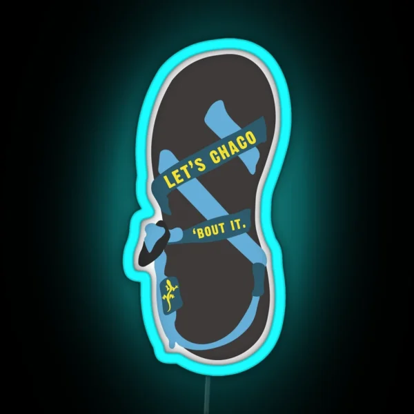 Chaco Sandal Design RGB Neon Sign