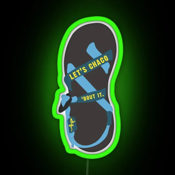 Chaco Sandal Design RGB Neon Sign