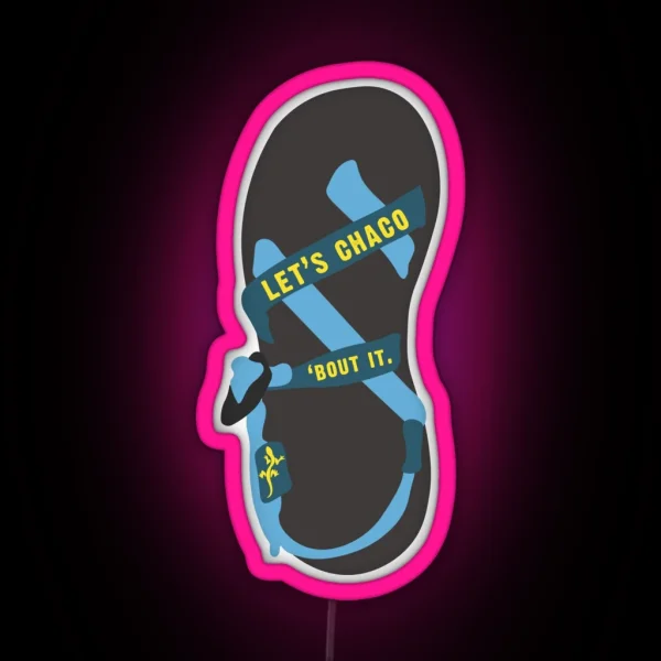 Chaco Sandal Design RGB Neon Sign