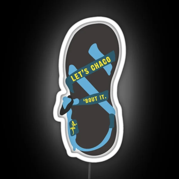 Chaco Sandal Design RGB Neon Sign
