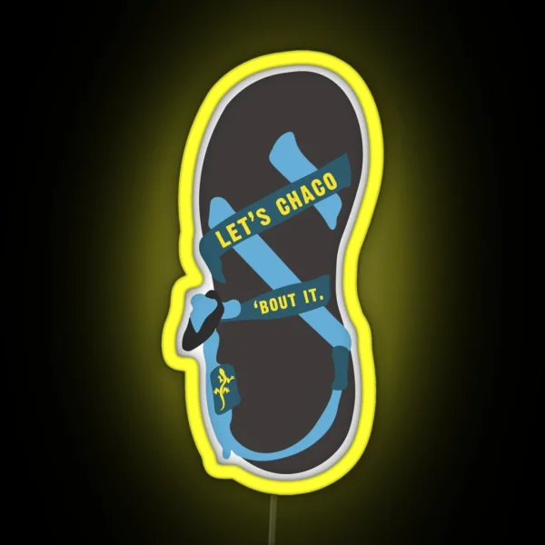 Chaco Sandal Design RGB Neon Sign
