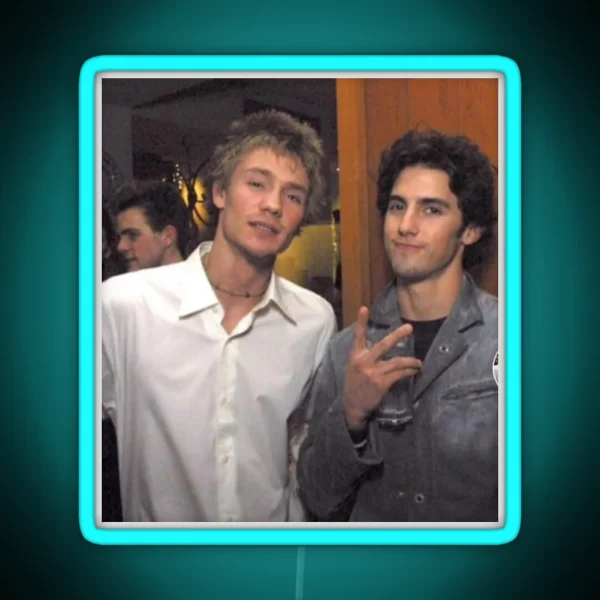 Chad Michael Murray And Milo Ventimiglia RGB Neon Sign