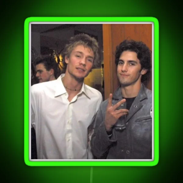Chad Michael Murray And Milo Ventimiglia RGB Neon Sign