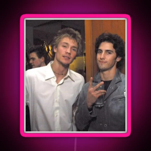 Chad Michael Murray And Milo Ventimiglia RGB Neon Sign