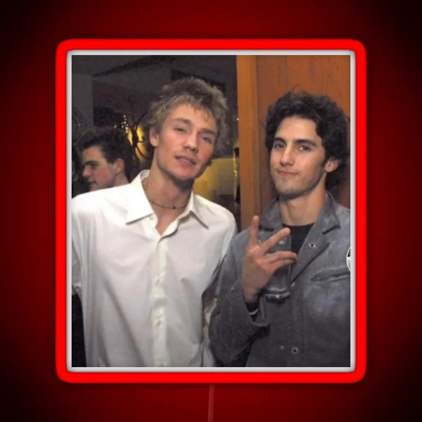 Chad Michael Murray And Milo Ventimiglia RGB Neon Sign