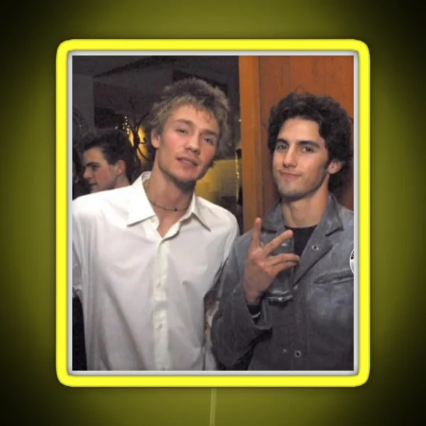 Chad Michael Murray And Milo Ventimiglia RGB Neon Sign