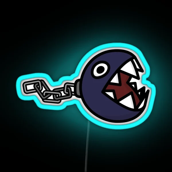 Chain Chomp RGB Neon Sign