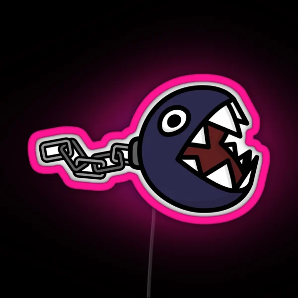 Chain Chomp RGB Neon Sign
