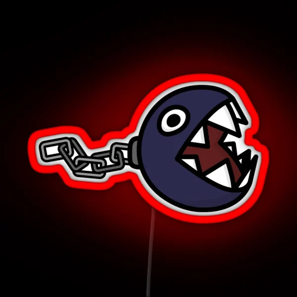 Chain Chomp RGB Neon Sign