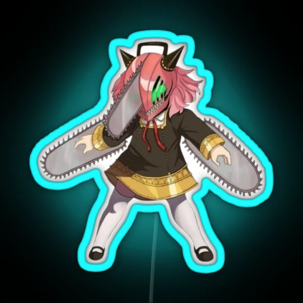Chainsaw Anya RGB Neon Sign