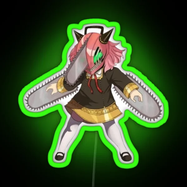 Chainsaw Anya RGB Neon Sign