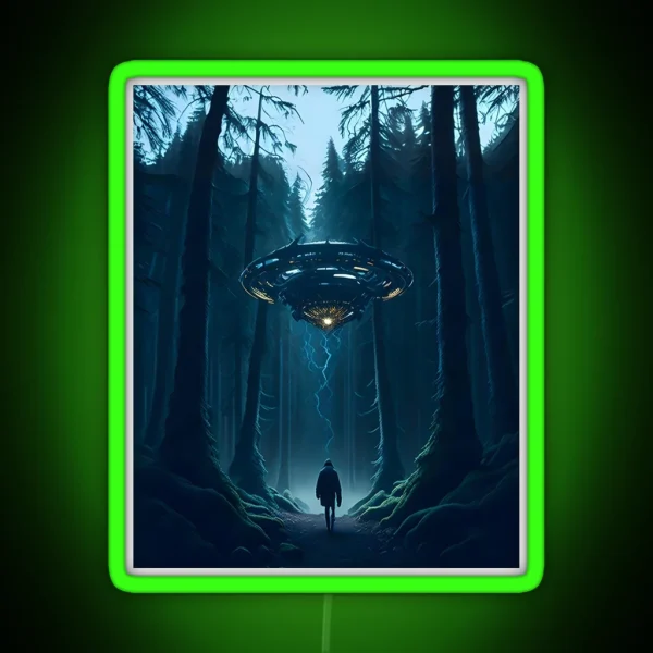 Chance Encounter With A UFO RGB Neon Sign