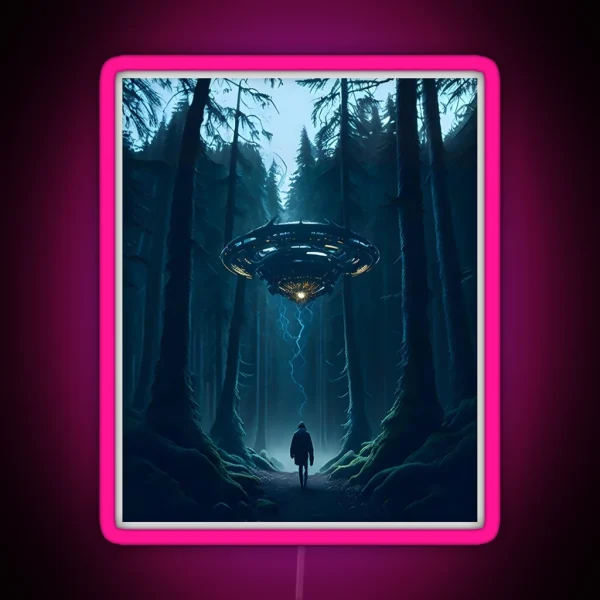 Chance Encounter With A UFO RGB Neon Sign