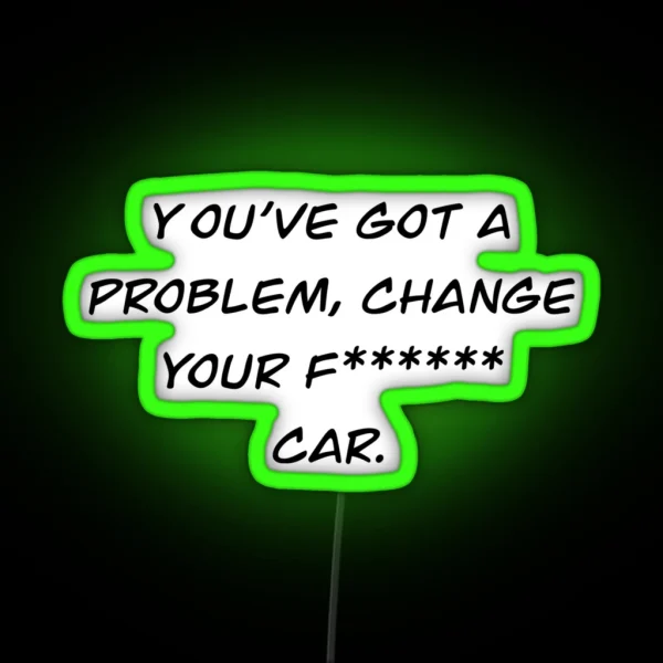 Change Your F Car Christian Horner Meme Led RGB Neon Sign