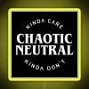 Chaotic Neutral Alignment Kinda Care Kinda Don T Funny Quotes RGB Neon Sign - Image 5