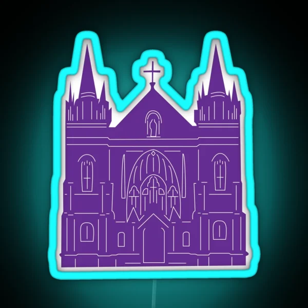 Chapel At Spring Hill College RGB Neon Sign