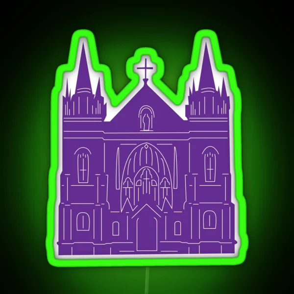 Chapel At Spring Hill College RGB Neon Sign