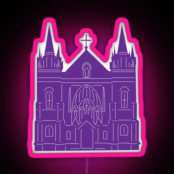 Chapel At Spring Hill College RGB Neon Sign