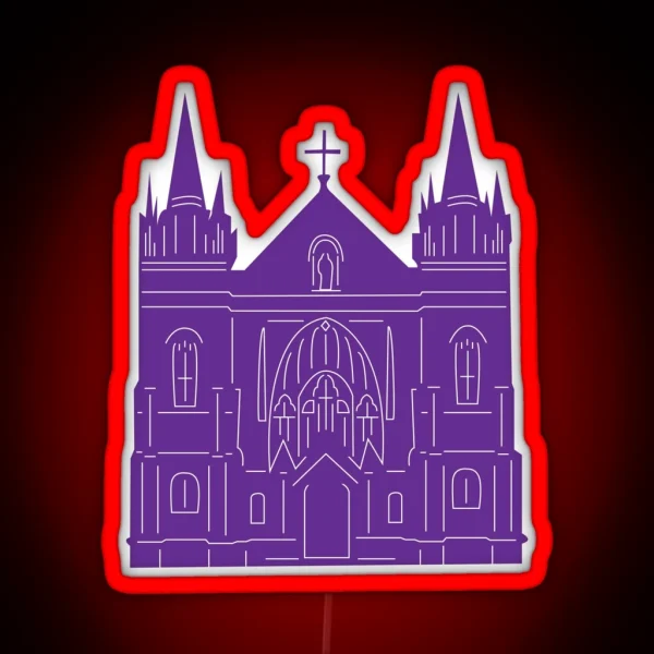 Chapel At Spring Hill College RGB Neon Sign