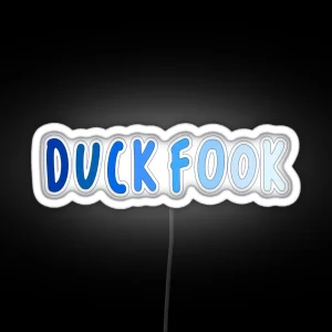 Chapel Hill Duck Fook RGB Neon Sign