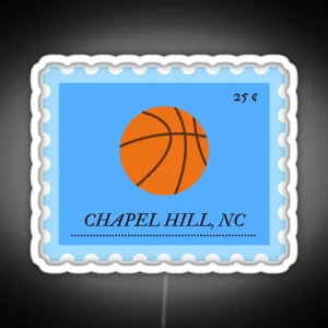 Chapel Hill NC Stamp RGB Neon Sign