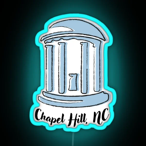 Chapel Hill NC Wishing Well RGB Neon Sign