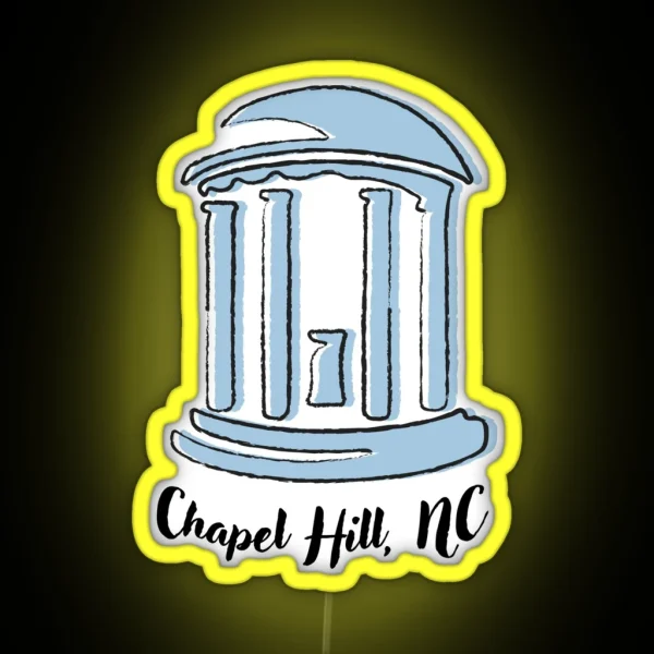 Chapel Hill NC Wishing Well RGB Neon Sign
