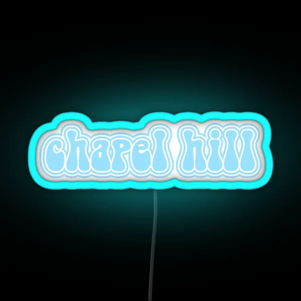 Chapel Hill RGB Neon Sign
