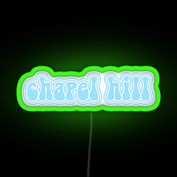 Chapel Hill RGB Neon Sign