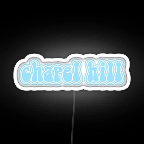 Chapel Hill RGB Neon Sign
